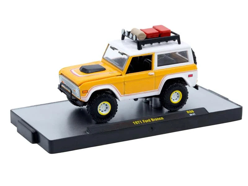M2 Machines 1:64 1971 Ford Bronco – Detroit-Muscle Release 96 – 32600-96-E