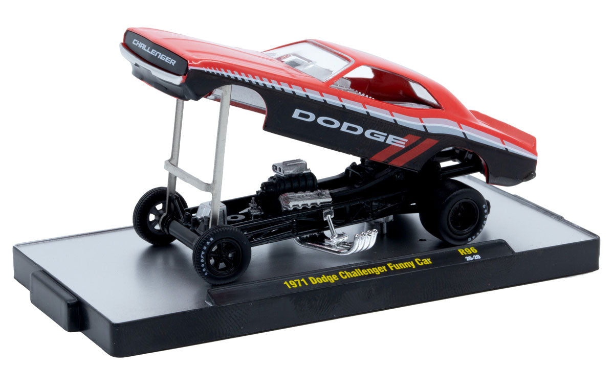 M2 Machines 1:64 Dodge Challenger Funny Car 1971 – Detroit-Muscle Release 96 – 32600-96-D