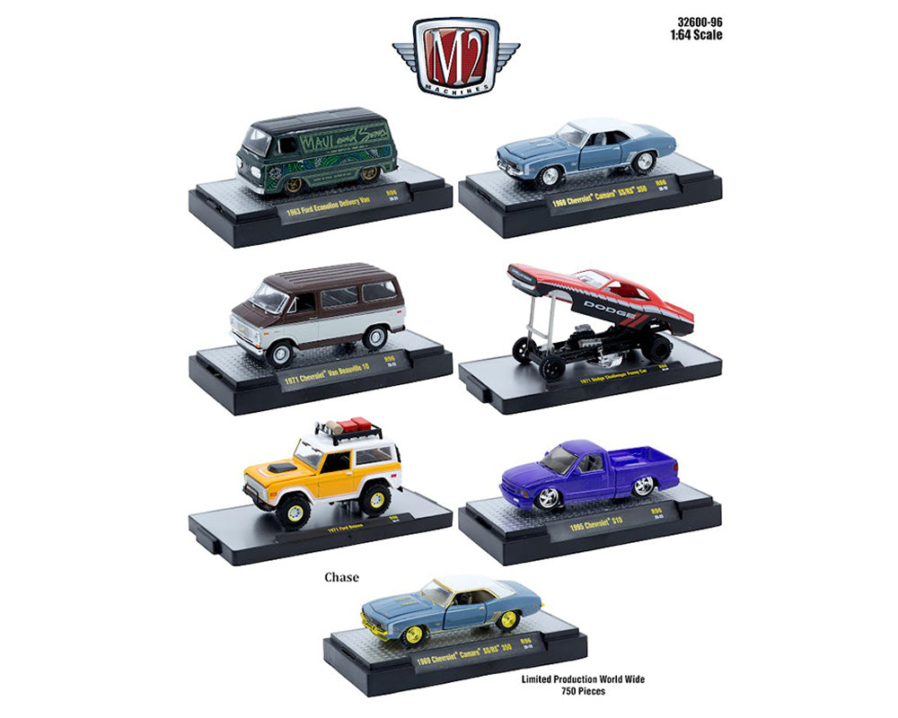 M2 Machines 1:64 1971 Ford Bronco – Detroit-Muscle Release 96 – 32600-96-E