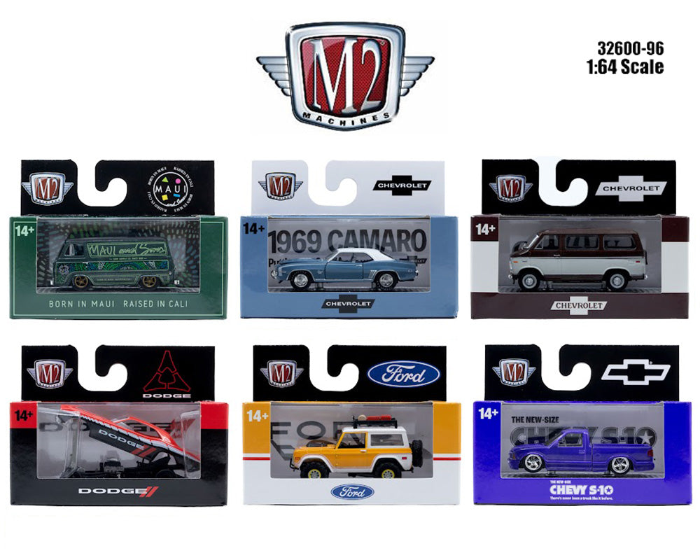 M2 Machines 1:64 1971 Ford Bronco – Detroit-Muscle Release 96 – 32600-96-E