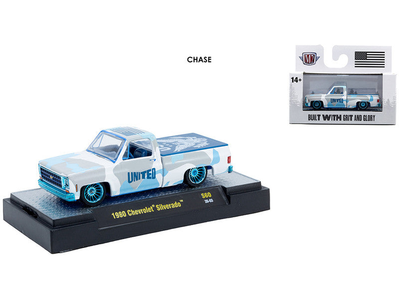 CHASE CARS 1980 Chevrolet Silverado (CHASE-32600-S60F) (M2 Machines Detroit-Muscle Series 2026)