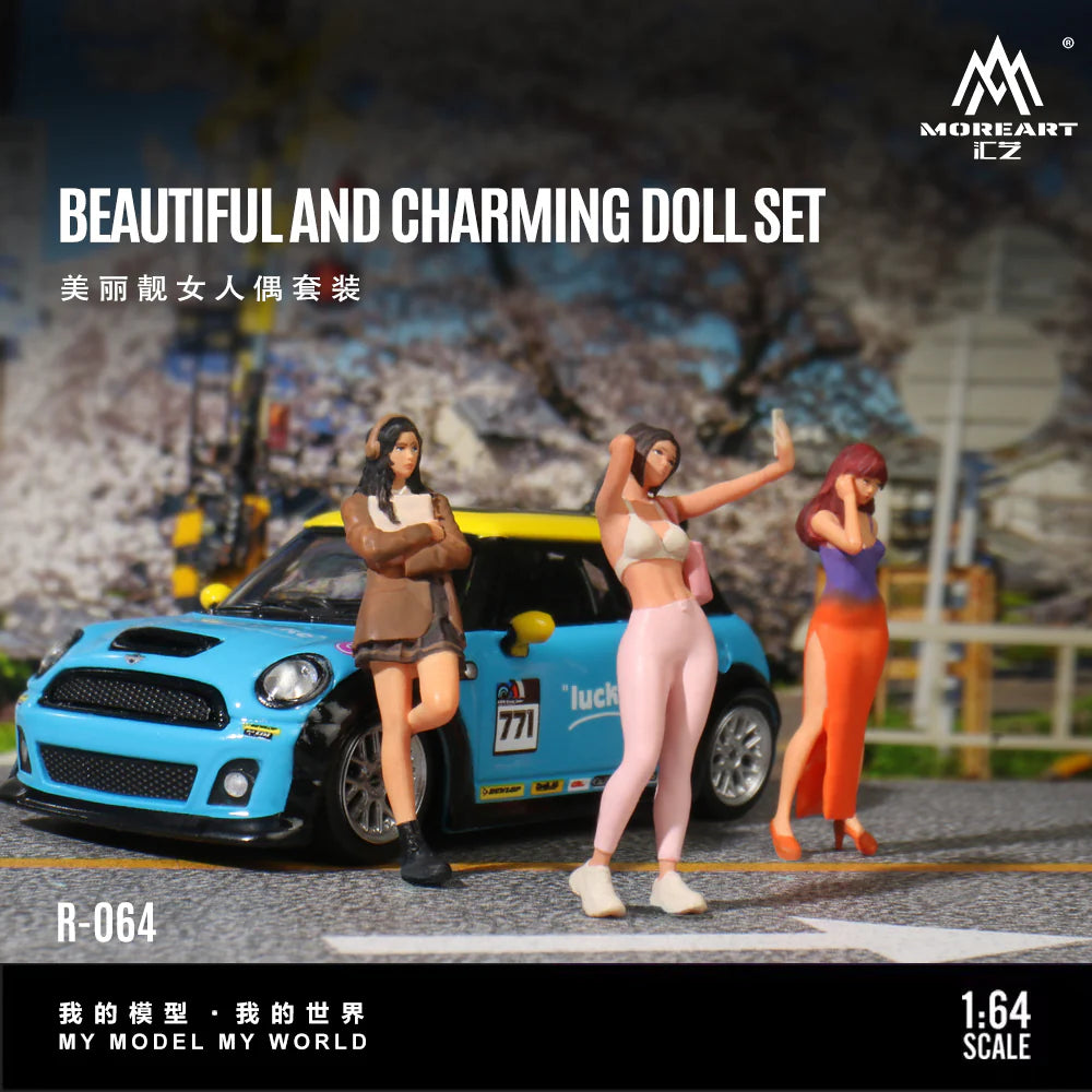 MoreArt 1:64 Diorama ensemble de figurines Beautiful and Charming – MO223064