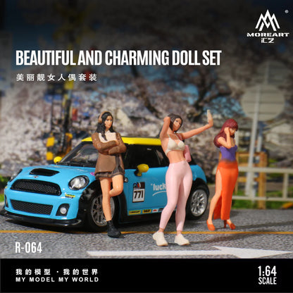 MoreArt 1:64 Diorama ensemble de figurines Beautiful and Charming – MO223064