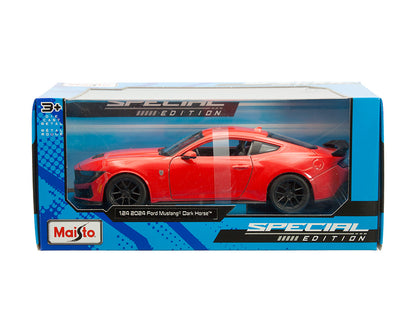 Maisto 1:24 Ford Mustang Dark Horse 2024 – Rouge – Special Edition – 32925RD