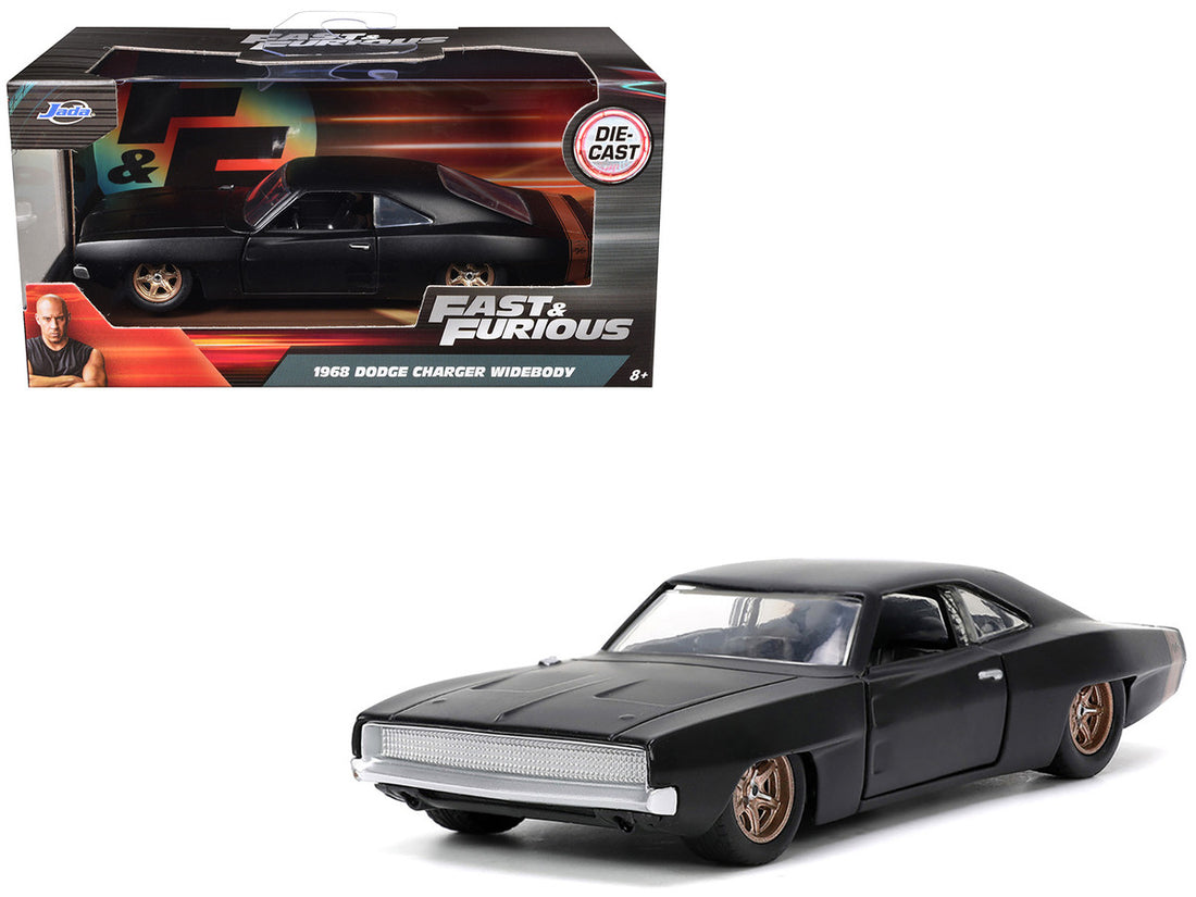 1968 Dodge Charger Widebody Matt Black"F9" (2021) Movie "Fast &amp; Furious"