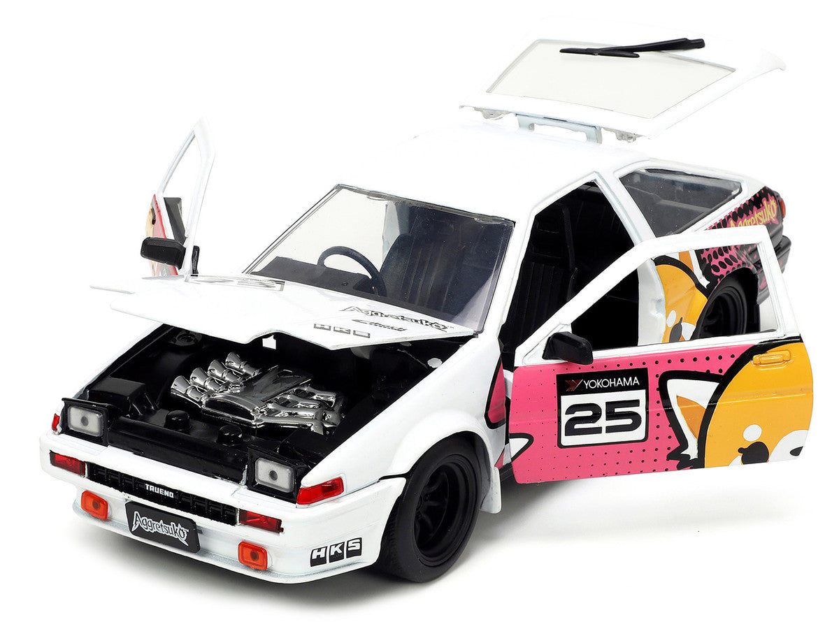1986 Toyota Trueno with Aggretsuko Figure