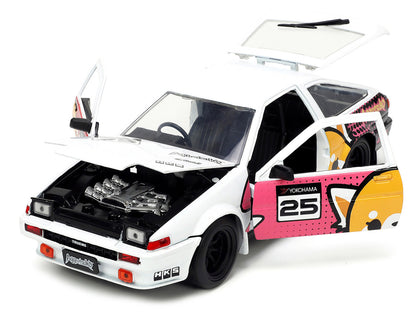 1986 Toyota Trueno with Aggretsuko Figure