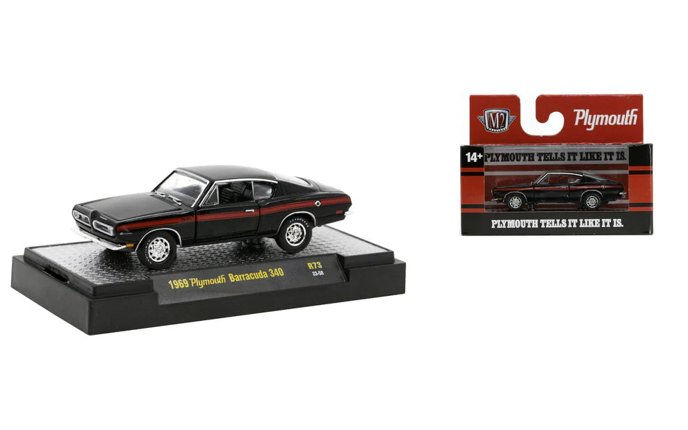 1969 Plymouth Barracuda 340 – Body is Black Velvet