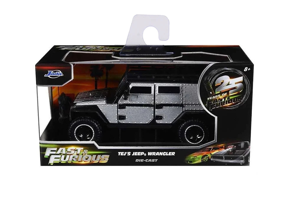 Tej’s Jeep Wrangler – Fast &amp; Furious 25th Anniversary – Jada Toys 1:32 – JD34444
