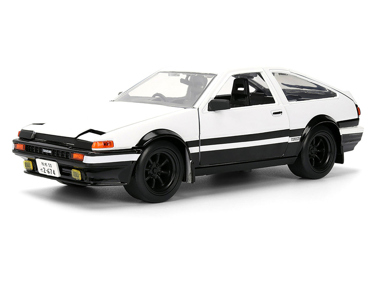 Toyota Trueno (AE86) RHD (Right Hand Drive) White and Black with