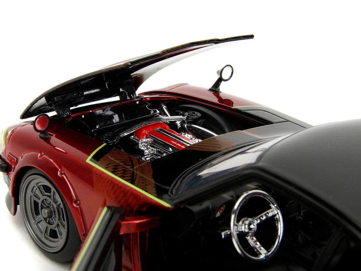 1972 Datsun 240Z Black and Red Metallic with Graphics &quot;Fast X&quot; (2023)
  
