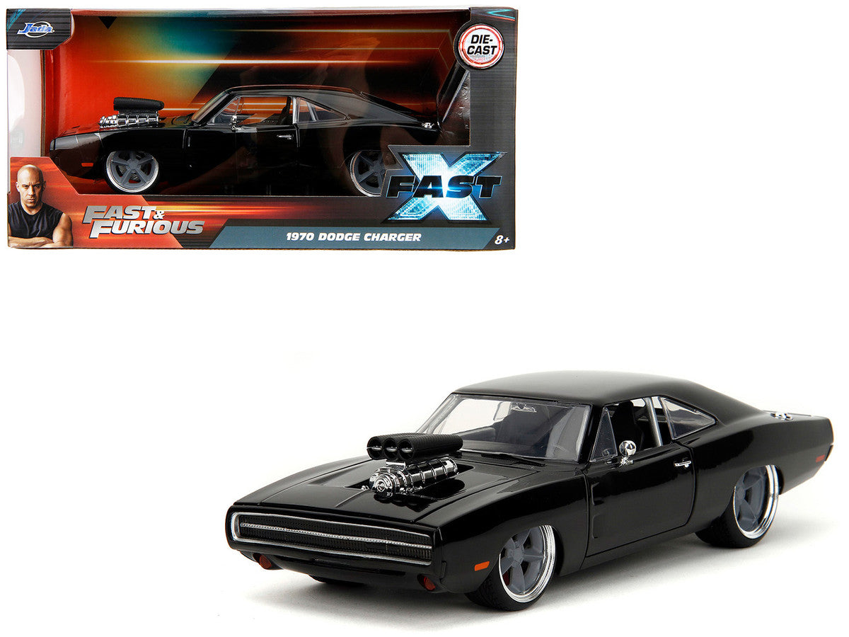 1970 Dodge Charger R/T Black &quot;Fast X&quot; (2023) Movie &quot;Fast &amp; Furious&quot;