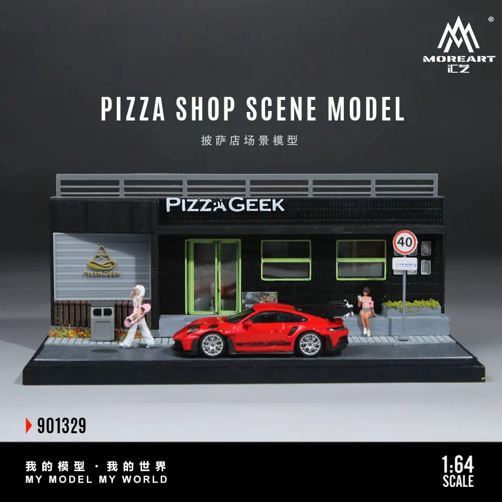 MoreArt Scène de Pizzeria 1:64 MO901329