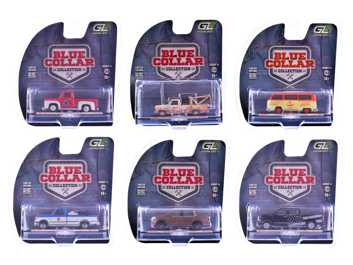 Greenlight-"Blue Collar Collection" Series 14 (6-Piece Assortment) GL35300