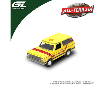 (PRE-ORDER 2026/2027) GreenLight 1:64 Dodge Ramcharger 1977 SHELL – All Terrain Series 18 – Édition Limitée GL35330-A