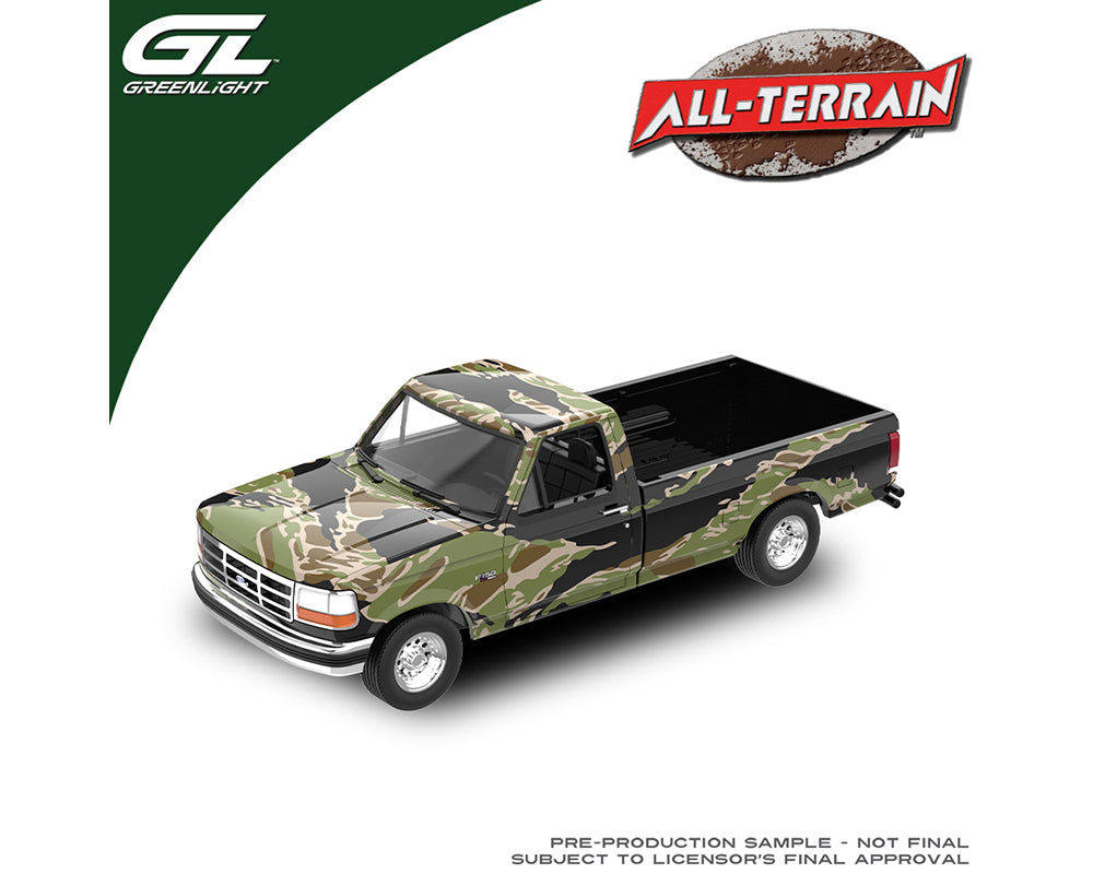 (PRE-ORDER 2026/2027) Greenlight 1:64 All Terrain Series 18 – 1993 Ford F-150 – Camouflage – Limited Edition GL35330-C