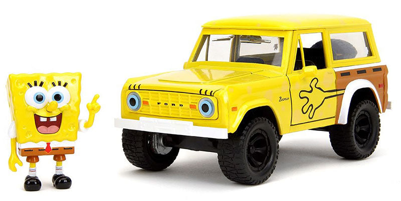 1972 Ford Bronco with SpongeBob Figure