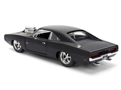 1970 Dodge Charger R/T Matt Black &quot;Fast &amp; Furious&quot; (2009) Movie &quot;Fast &amp; Furious&quot;