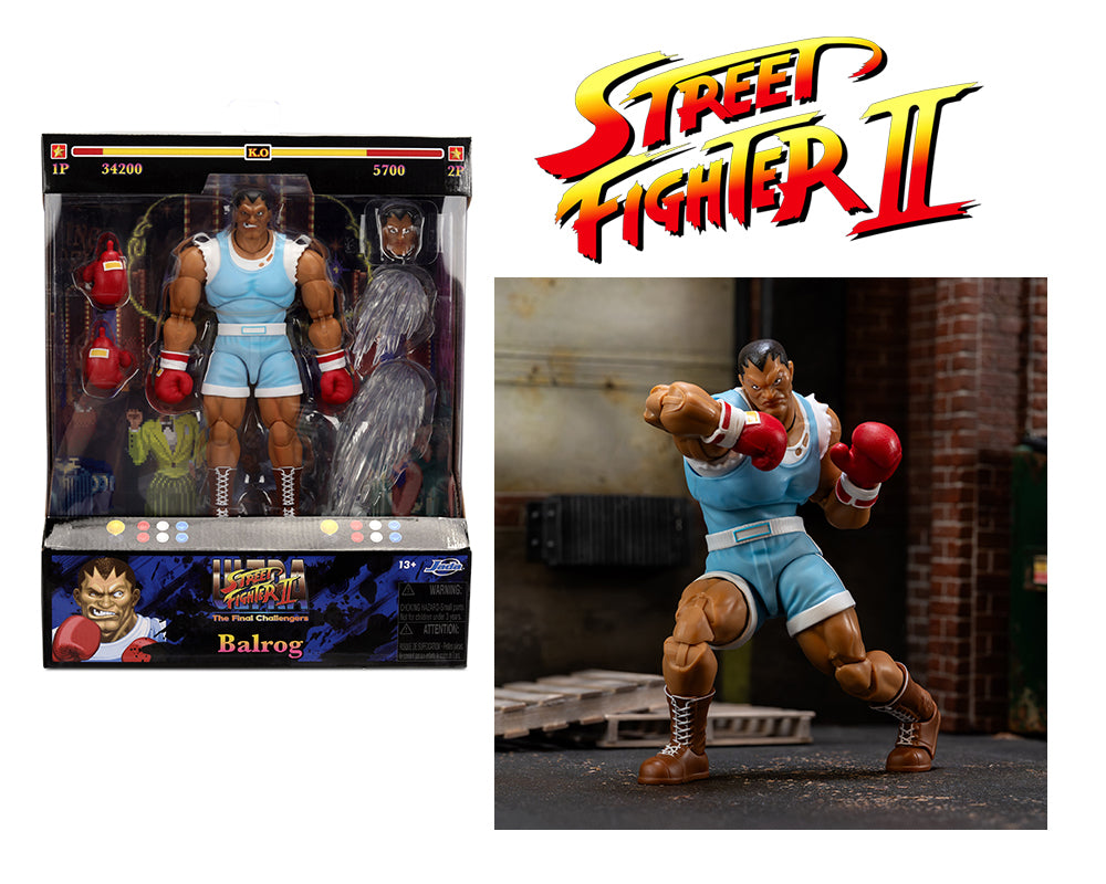 Jada Action Figure 6″ Street Fighter 2 Deluxe The Final Challengers Balrog