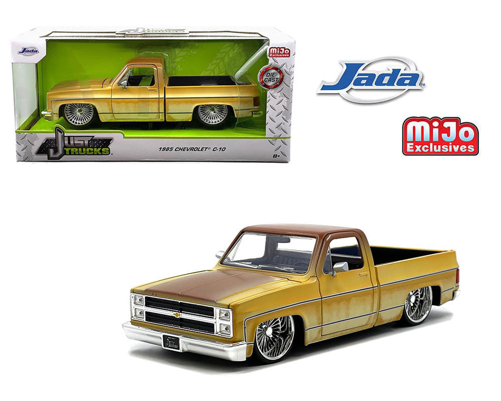 1985 Chevrolet C10 Pickup with Daytona Wire Wheels (Patina Rust)