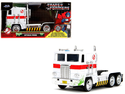 Jada 1:32 - Transformers - Ghostbusters G1 Optimus Prime Mashup 40th Anniversary - JD35862