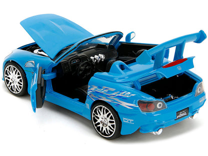 2001 Honda S2000 Convertible Blue with Graphics &quot;Fast &amp; Furious Remix&quot;