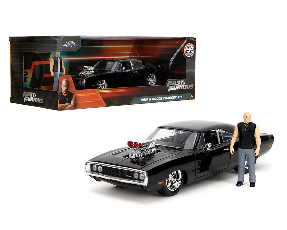 Dom2 Car Dodge Charger R/T 1970 with Dom figure