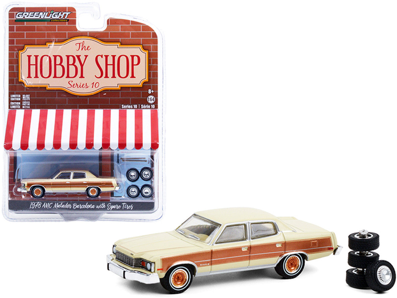 1978 AMC Matador Barcelona Sand with Spare Tires, The Hobby Shop Series 10