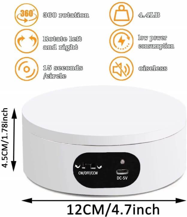 EVORETRO 360° Automatic Rotating Display Stand EVO-9710