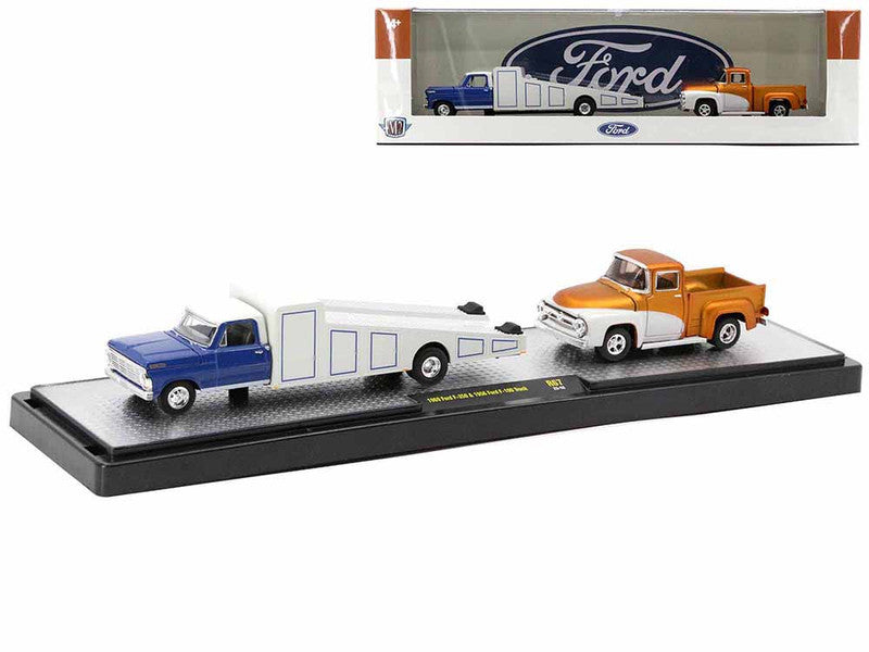 Auto Haulers 1969 Ford F-350 Ramp Truck and 1956 Ford F-100 Pickup Truck