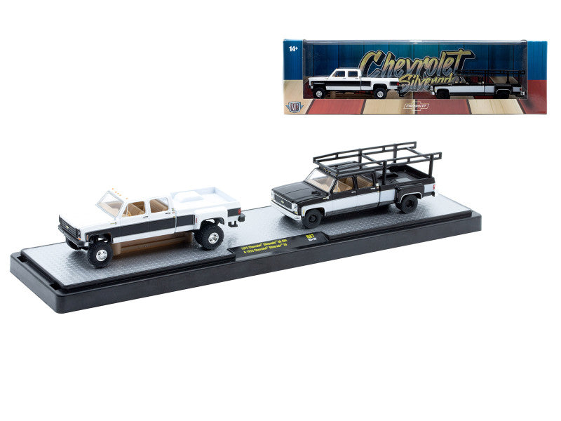 1975 Chevrolet Silverado 30 4X4 and 1973 Chevrolet Silverado 30 (M2 Machines-Auto-Haulers Release 87)