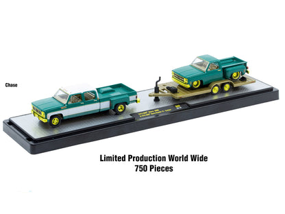 CHASE CARS-Chevy Truck and Trailer Duo (CHASE-36000-88C)