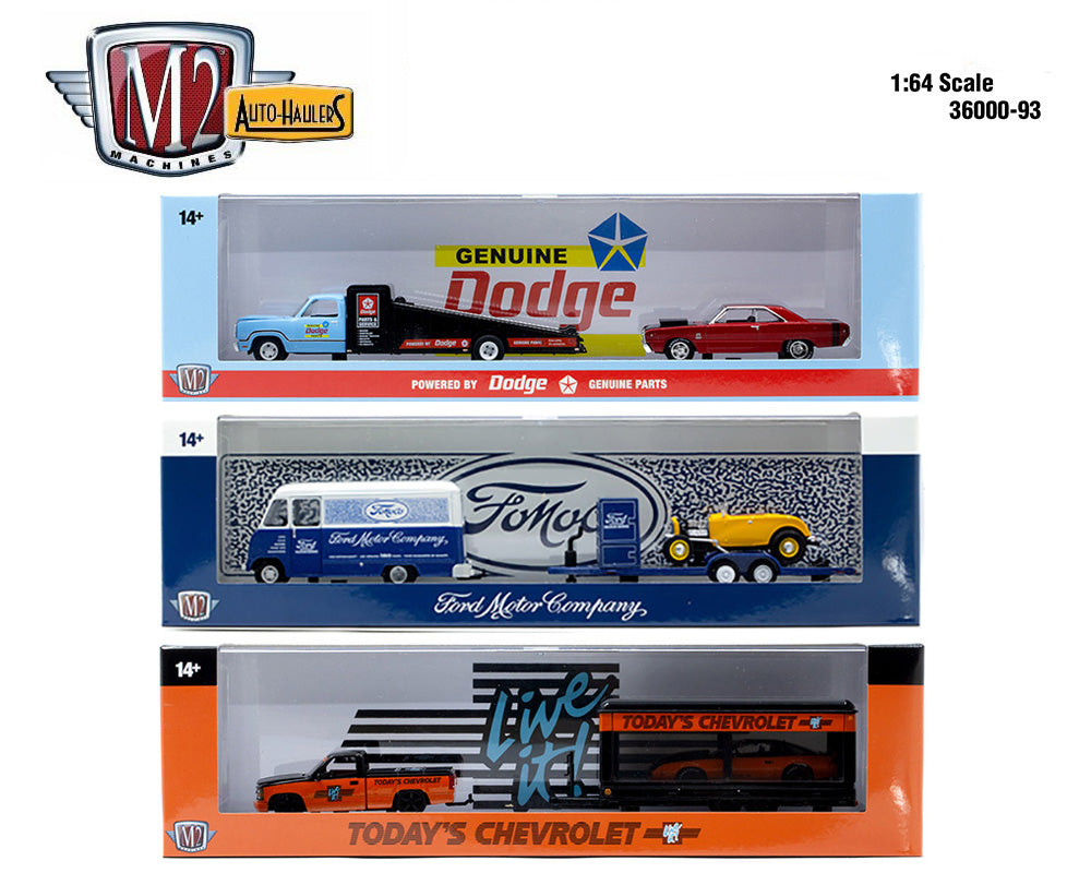 M2 Machines-Auto-Haulers Release 93 - 3-Piece Set  (36000-93)