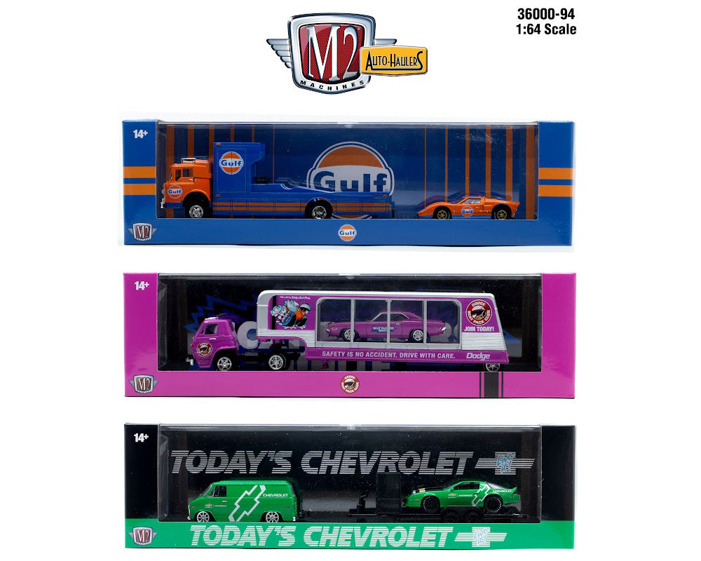 M2 Machines-Auto-Haulers Release 94 - 3-Piece Set  (36000-94)