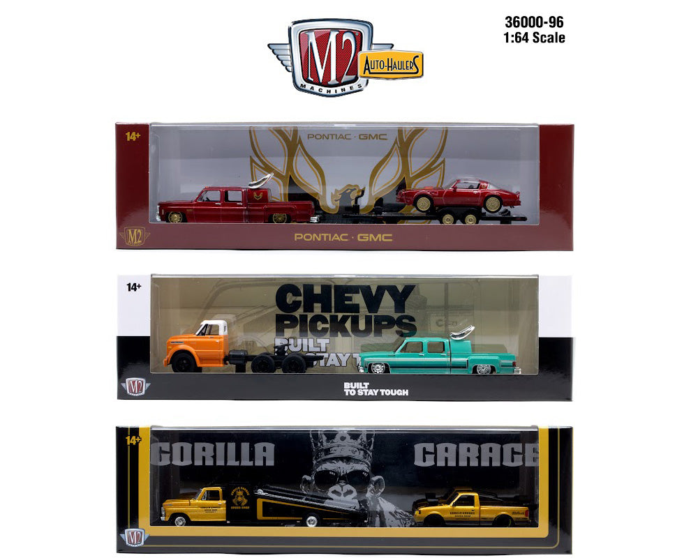 M2 Machines-Auto-Haulers Release 96 - 3-Piece Set  (36000-96)