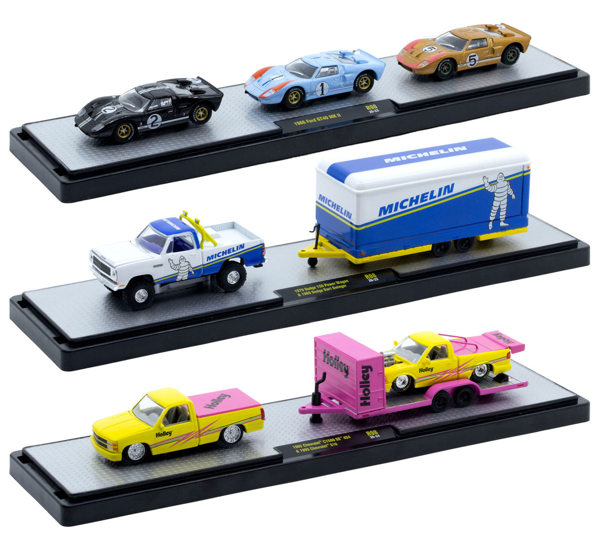 (PRE-ORDER 2026) M2 Machines-Auto-Haulers Release 98 - 3-Piece Set  36000-98