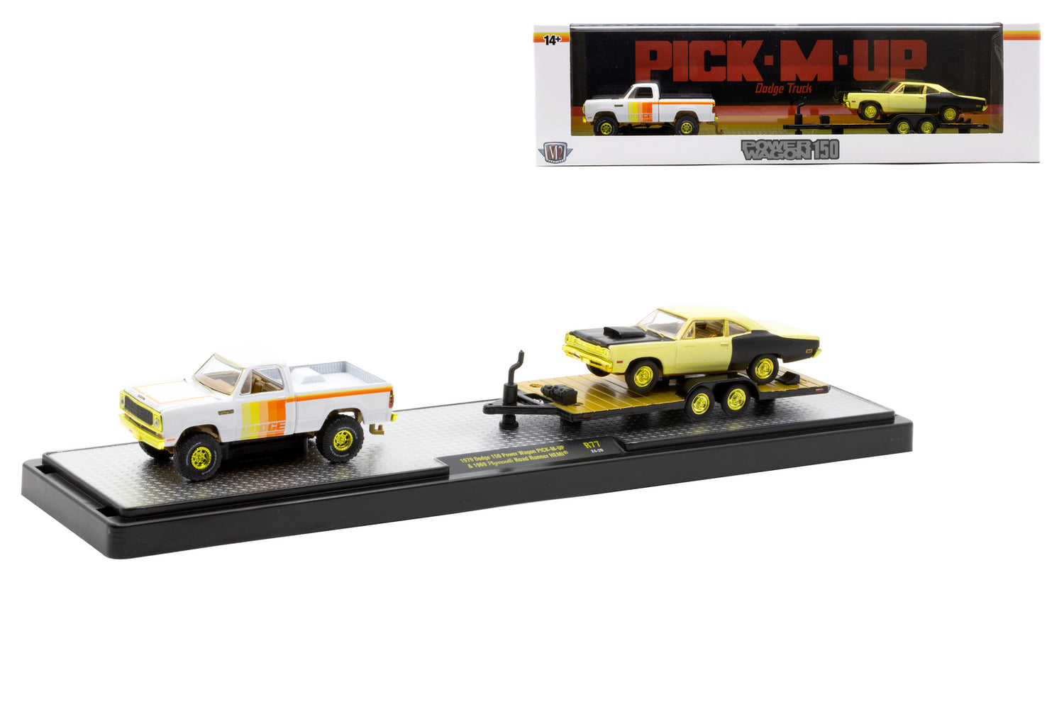 CHASE CARS-1979 Dodge 150 Power Wagon Pick-M-Up &amp; 1969 Plymouth Road Runner HEMI