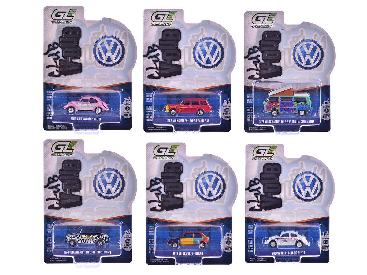 Greenlight-Club Vee-Dub Series 21  (6-Piece Assortment) GL36120