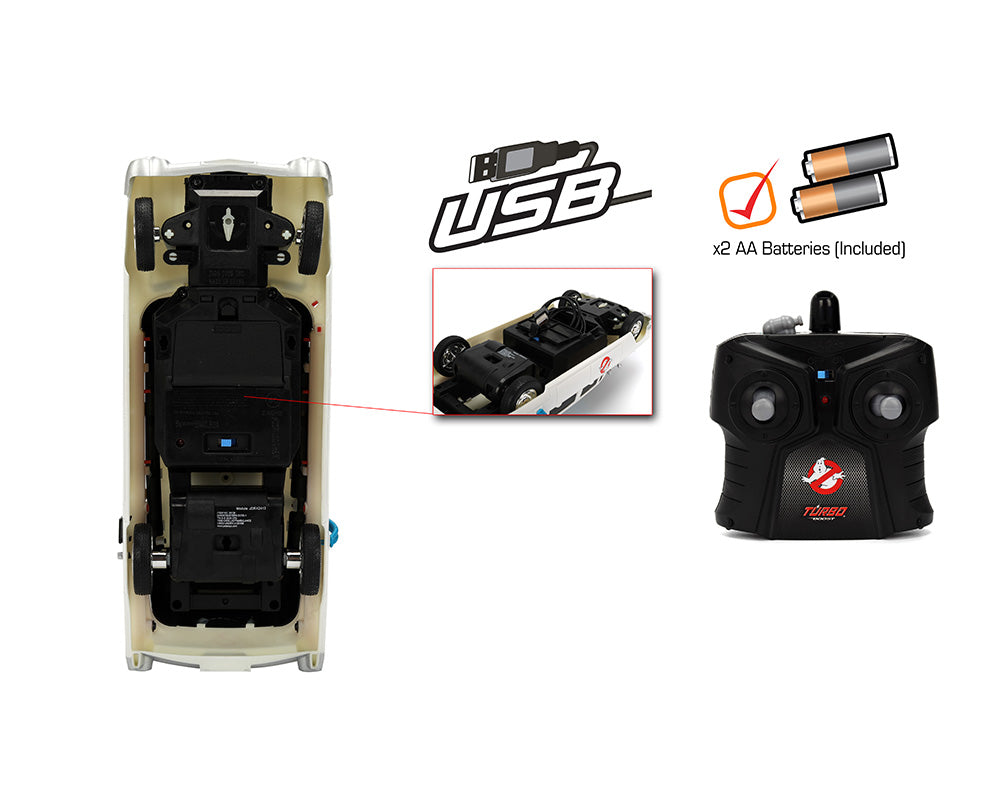 Jada R/C 1:16 Ghostbusters ECTO-1 Télécommande JD36139