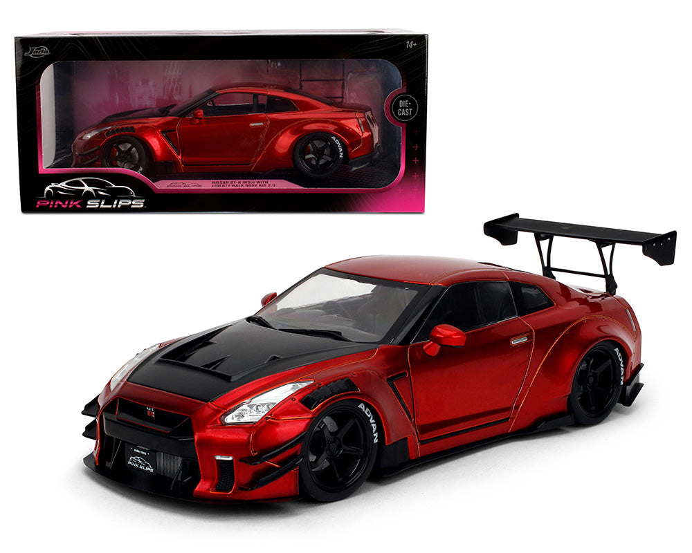Nissan GT-R (R35) Liberty Walk Body Kit 2.0 (Candy Red)