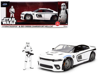 2021 Dodge Charger SRT Hellcat-Stormtrooper Figure "Star Wars"  JD36478