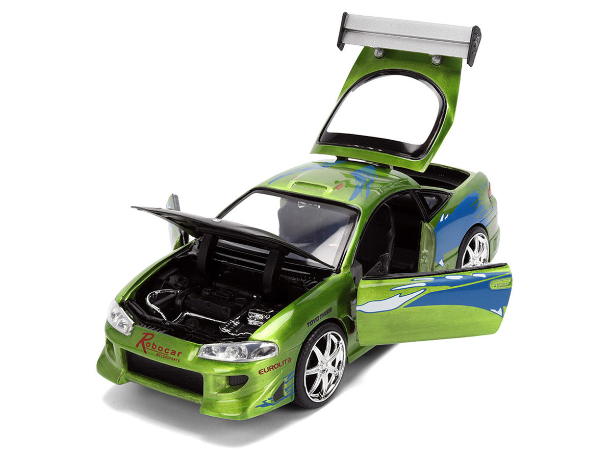 Brian’s Mitsubishi Eclipse – Green Color Brush Finish- Fast &amp; Furious 25 Year Anniversary