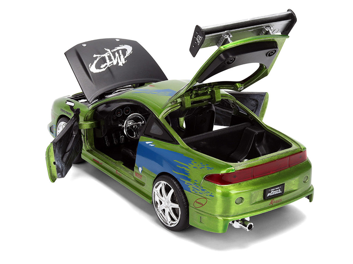 Brian’s Mitsubishi Eclipse – Green Color Brush Finish- Fast &amp; Furious 25 Year Anniversary