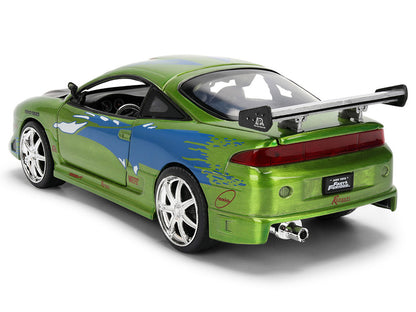 Brian’s Mitsubishi Eclipse – Green Color Brush Finish- Fast &amp; Furious 25 Year Anniversary