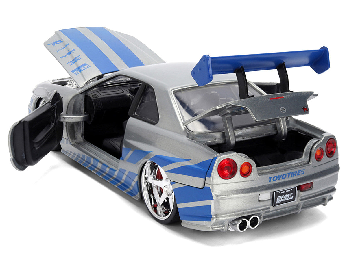 Brian’s 2002 Nissan Skyline GT-R34 – Silver- Fast &amp; Furious 25 Year Anniversary