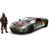 Star Wars Boba Fett and 2005 Ford GT – Green/Damaged