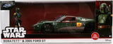 Star Wars Boba Fett and 2005 Ford GT – Green/Damaged