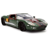 Star Wars Boba Fett and 2005 Ford GT – Green/Damaged