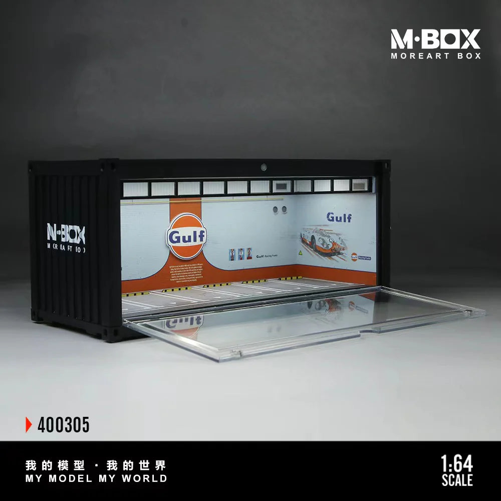 MBOX Scène de Rangement avec Conteneur Gulf 1:64 MB400305