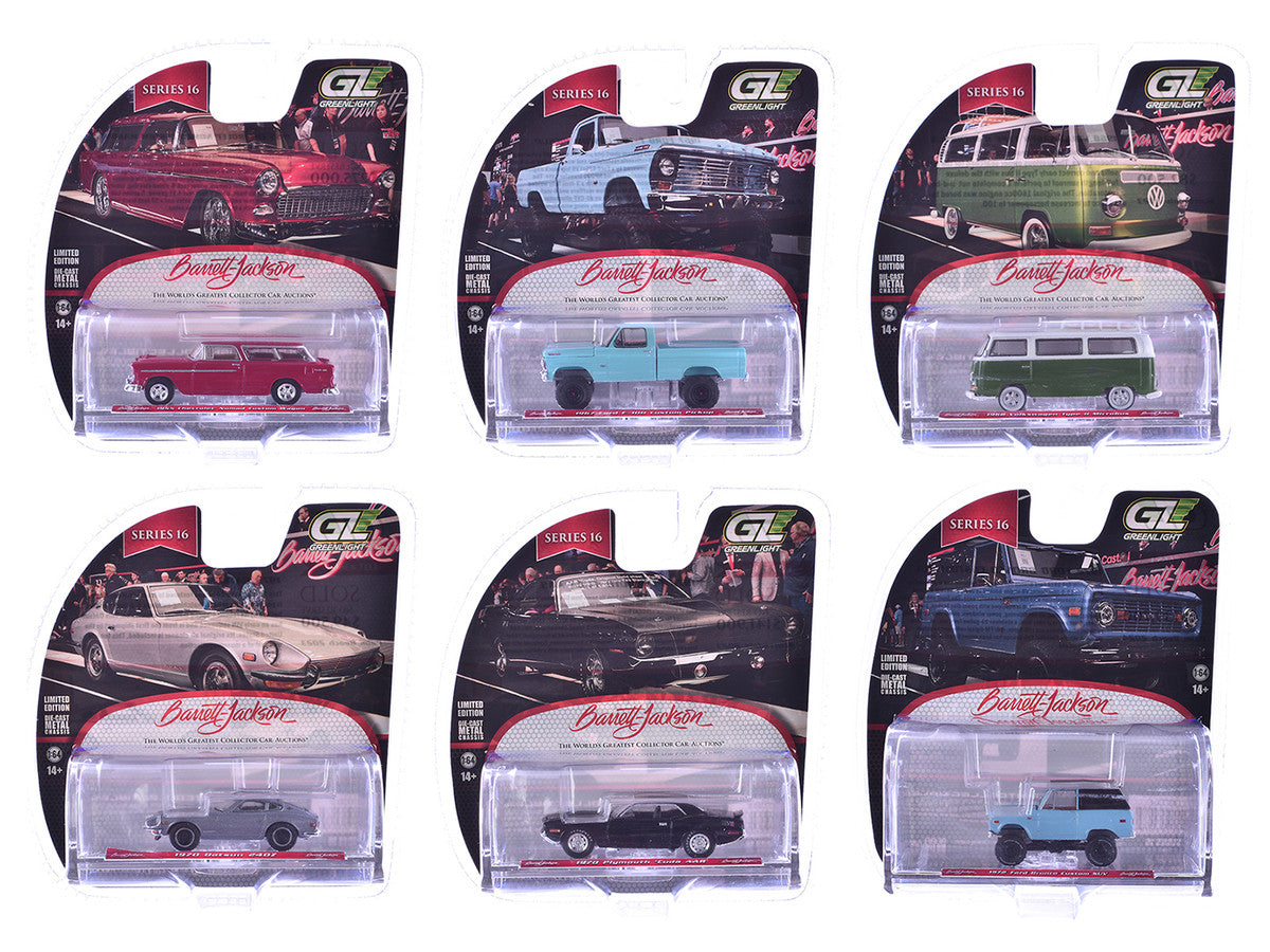 Greenlight-Barrett-Jackson Scottsdale Edition Series 16  (6-Piece Assortment) GL37330